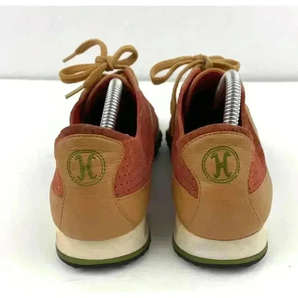Cole Haan Women's Suede Leather Orange Lace Sneakers Sz 6 B Comfortable - Picture 7 of 10